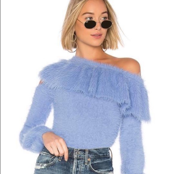 Revolve Micah Blue Sweater - Picture 2 of 3